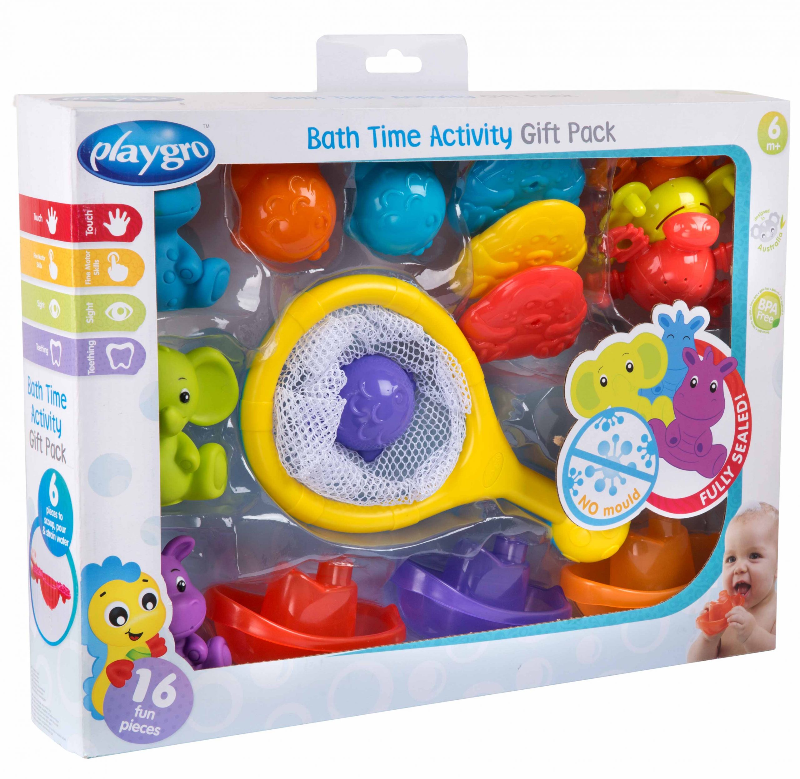 Bộ Quà Tặng Đồ Chơi Tắm Playgro, Cho Bé Từ 6 Tháng