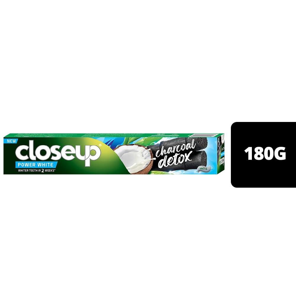 Kem Đánh Răng Closeup Detox Trắng Răng Than Hoạt Tính 180G