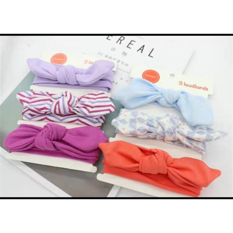 Set 3 Turban Cực Xinh Xắn Cho Em Bé