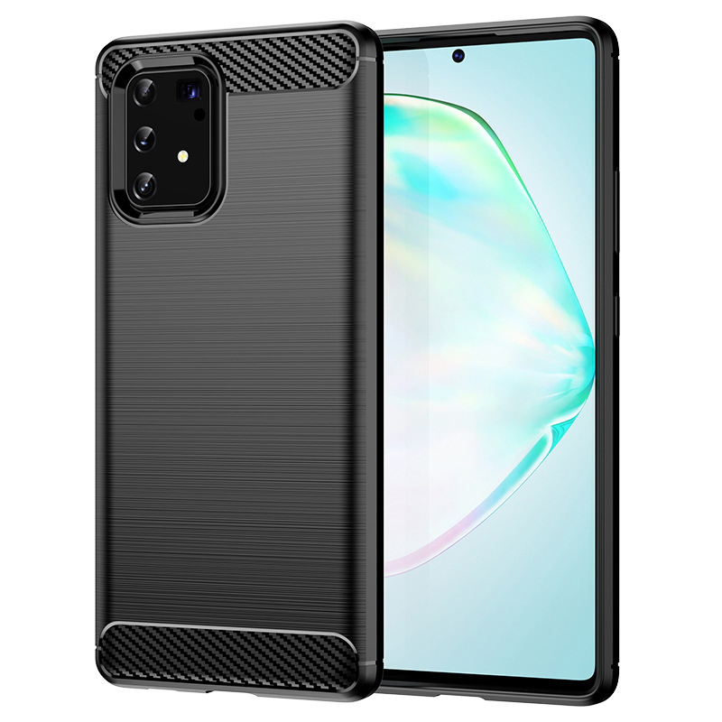 Ốp lưng chống sốc vân kim loại cho Samsung Galaxy S10 Lite hiệu Likgus (chuẩn quân đội, chống va đập) - hàng nhập khẩu