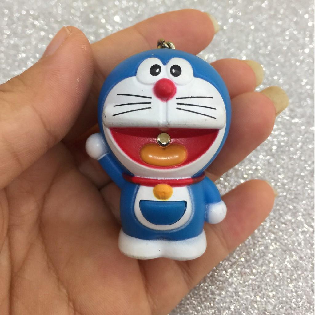 Móc khóa doremon phát sáng đèn Led có âm thanh-Móc khóa đoremon phát sáng-Doremon phát sáng Có Đèn cực yêu
