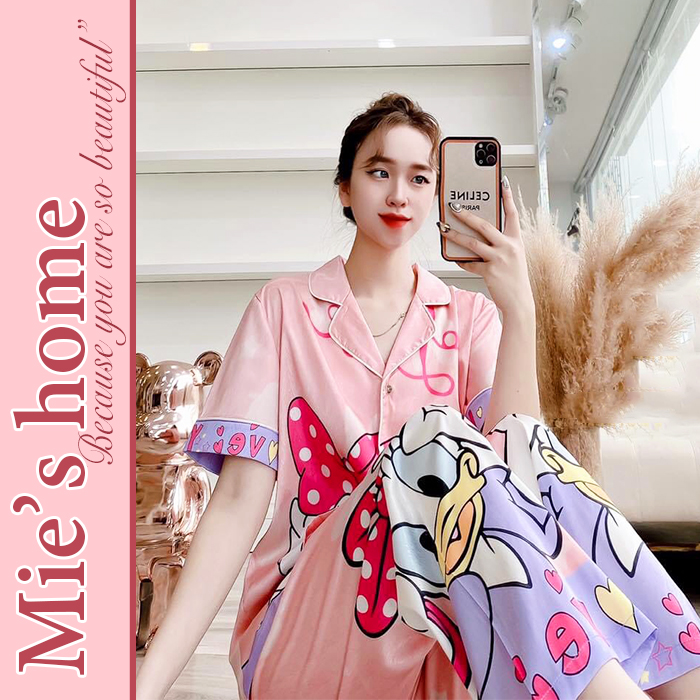 Đồ bộ nữ mặc nhà ngủ lụa nữ cao cấp mát mịn