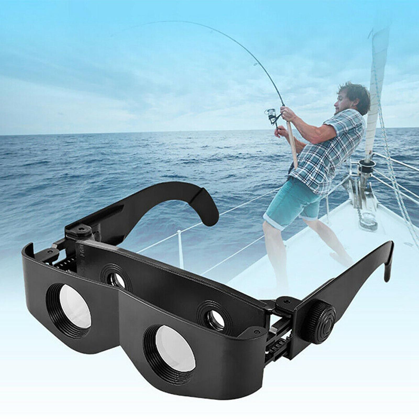 Portable Fishing Telescope Glasses Binoculars Magnifier Adjustable Eyewear