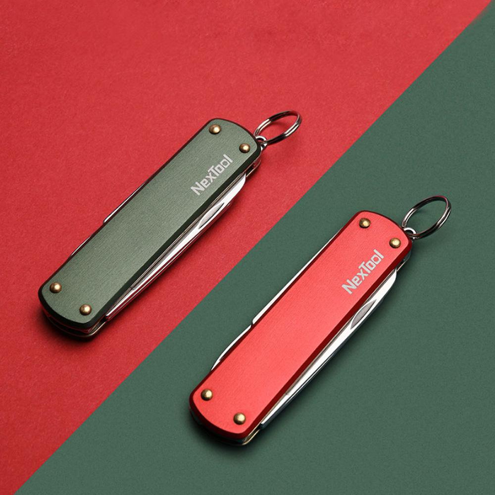 NEXTOOL 4-In-1 Multifunctional Tools Folding Blade Knife Scissors Screwdriver Nail File Outdoor Camping Hiking Cycling