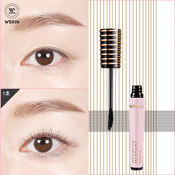 CHUỐT MI SIÊU DÀI KHÔNG THẤM NƯỚC WSKIN Mascara Perfect Super Volume