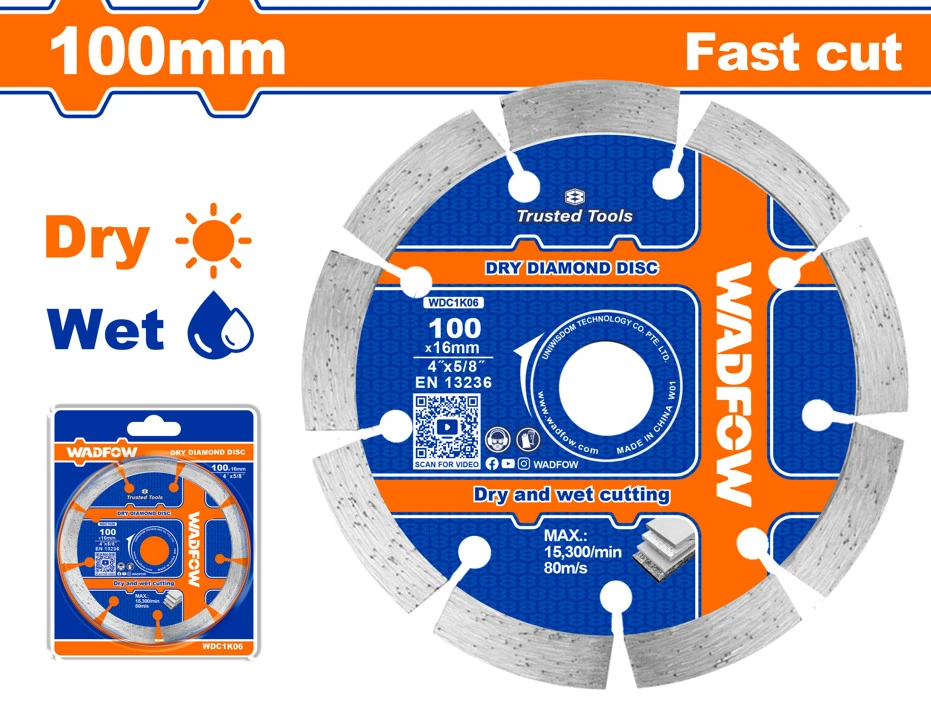 LƯỠI CẮT GẠCH KHÔ-ƯỚT 7.5mm WADFOW (NHIỀU KÍCH THƯỚC)- HÀNG CHÍNH HÃNG