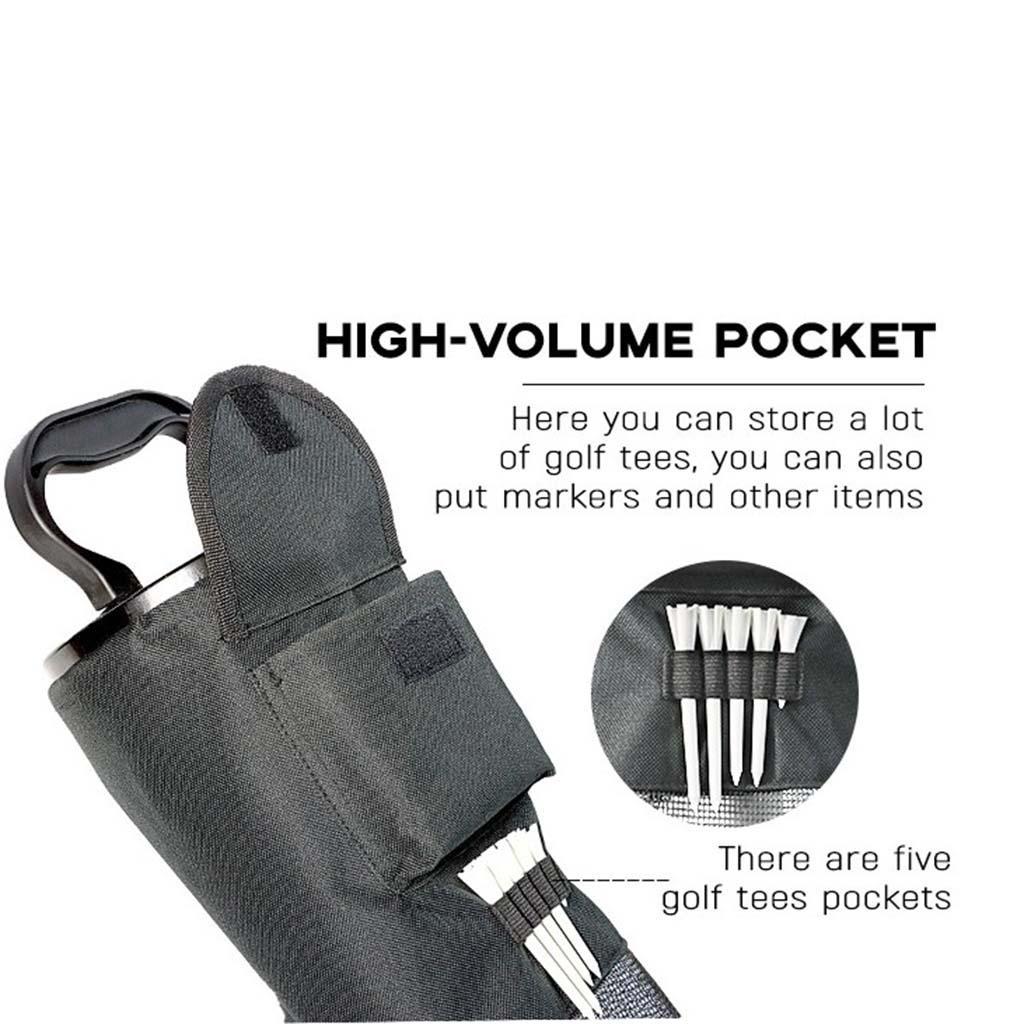 Golf Ball Picker Retriever Pocket Portable Pick Up Golf Ball Storage Bag