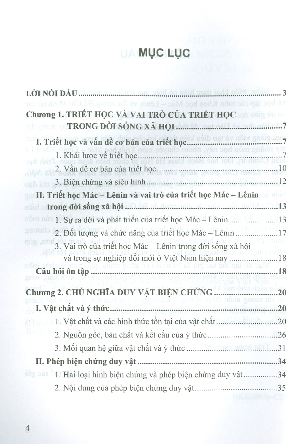 Triết Học Mác-Lênin (Bài Giảng Dùng Cho Sinh Viên Đại Học Bách Khoa Hà Nội)