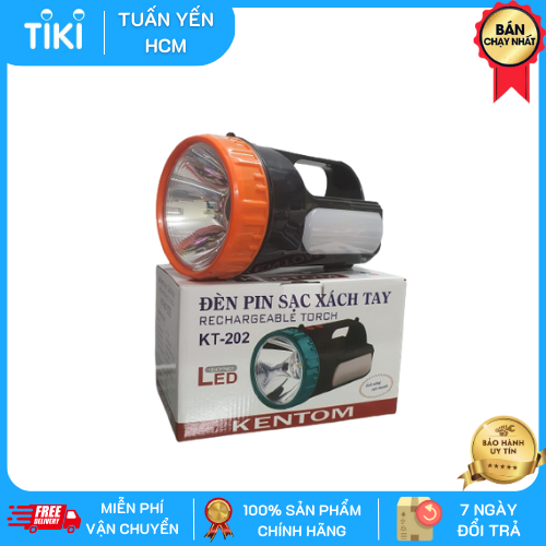 Đèn Pin Sạc Xách Tay Kentom Kt - 202 Led