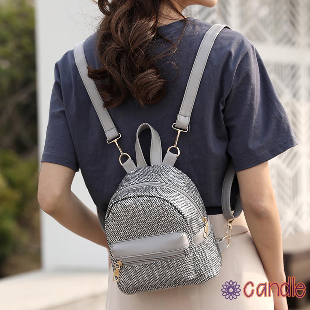 Balo Da Pu Đính Kim Sa Lấp Lánh Thời Trang