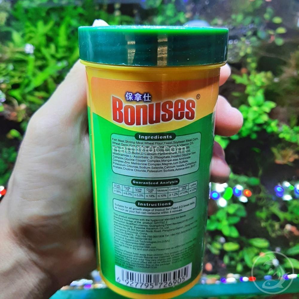 BONUSES Flake Fish Food - Thức Ăn Tổng Hợp Dạng Lá » Tăng Màu Sắc Cho Các Loại Cá