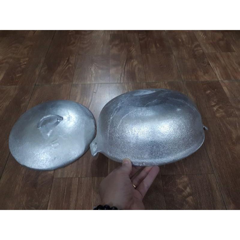 Nồi gang đúc kho cá thịt, nấu lẩu đk 25cm