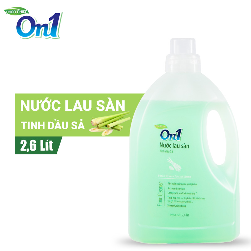 Nước lau sàn On1 tinh dầu sả 2.6 lít LC202