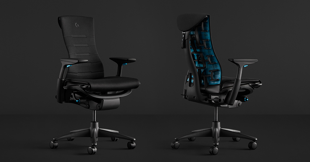 Ghế công thái học Herman Miller Embody & Logitech G, ghế làm việc đứng đầu về hỗ trợ cột sống