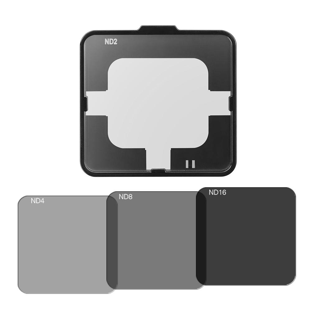 Bộ công cụ bảo vệ  ống kính ND hình vuông  cho máy ảnh khỏa thân GoPro Hero 5 w / Giá đỡ khung gắn
