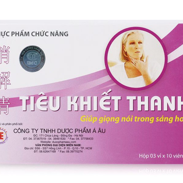 Thực Phẩm Chức Năng TIÊU KHIẾT THANH - Giúp Giọng Nói Trong Sáng Hơn