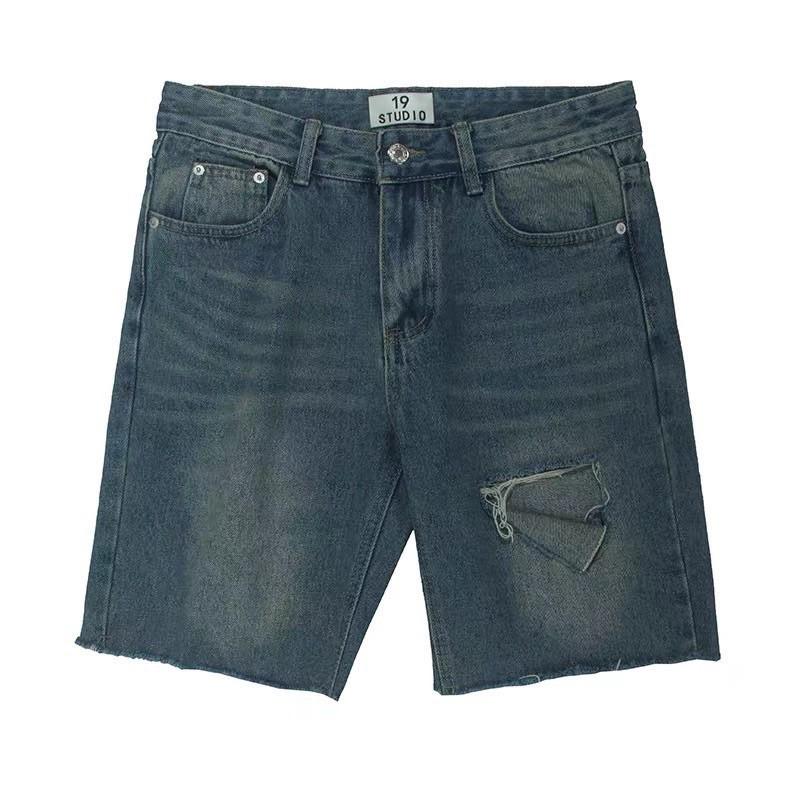 Quần short jeans nam rách