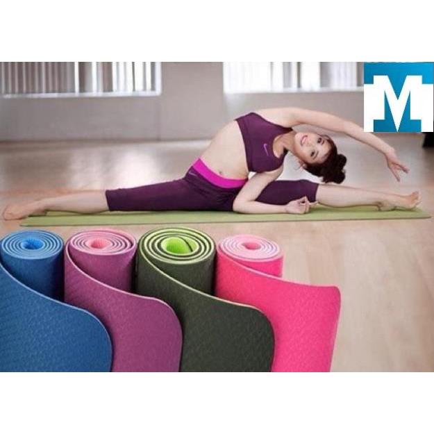 Thảm tập Yoga cao cấp TPE 2 lớp hàng hịn