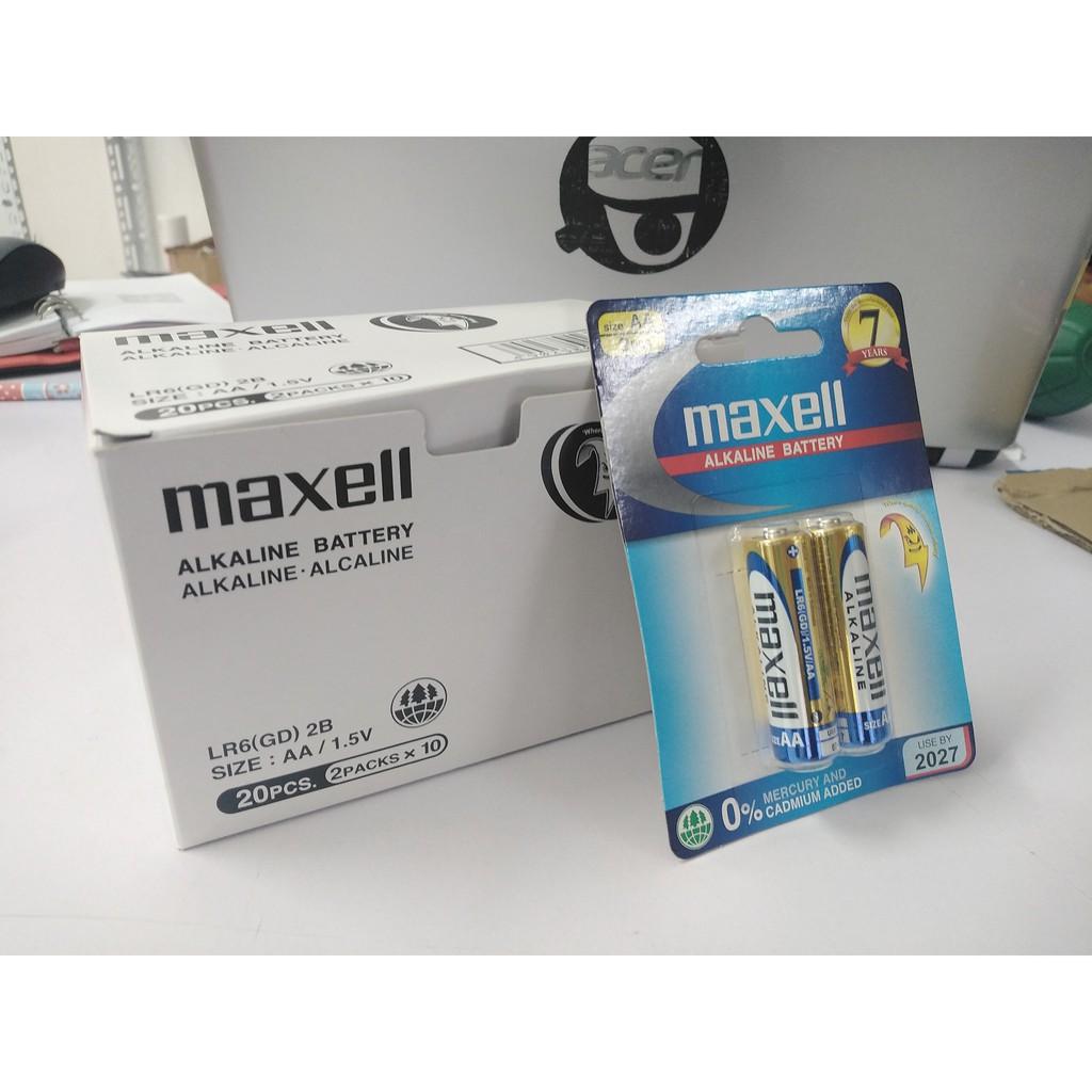 Pin AA Maxell ALKALINE BATTERY (Vỉ 2 Viên) - Hàng chính hãng