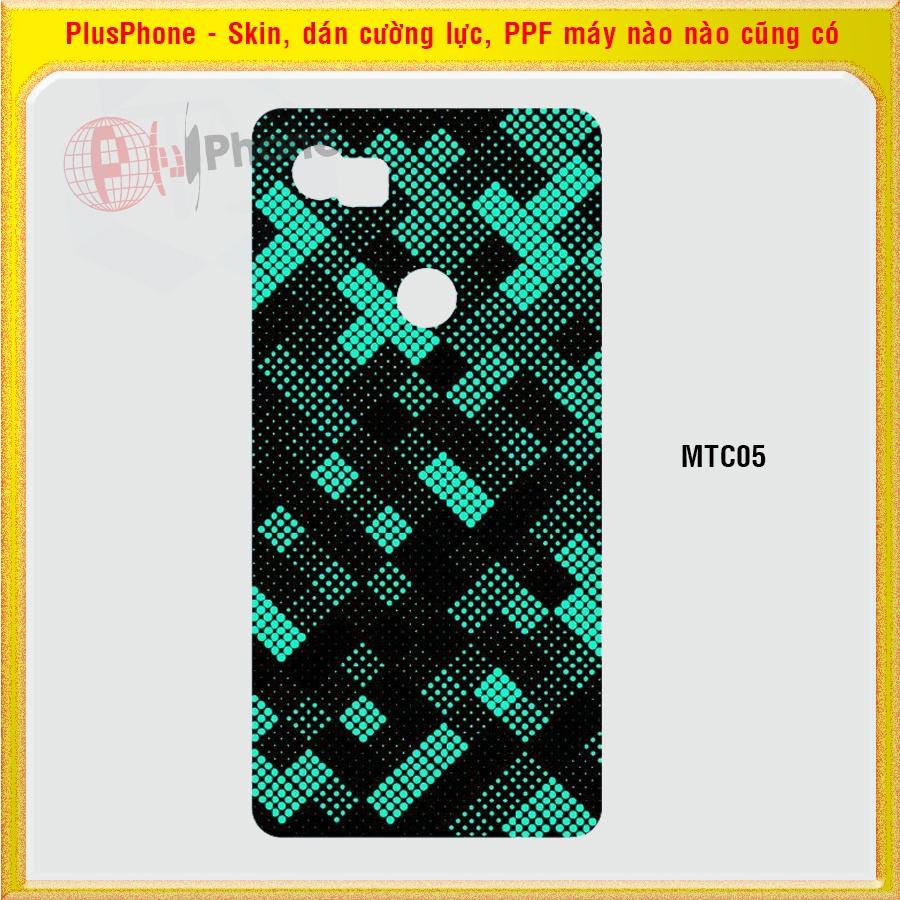 Dán Skin mặt sau cho Google Pixel, Pixel XL, Pixel 2, 2XL màu matrix camo