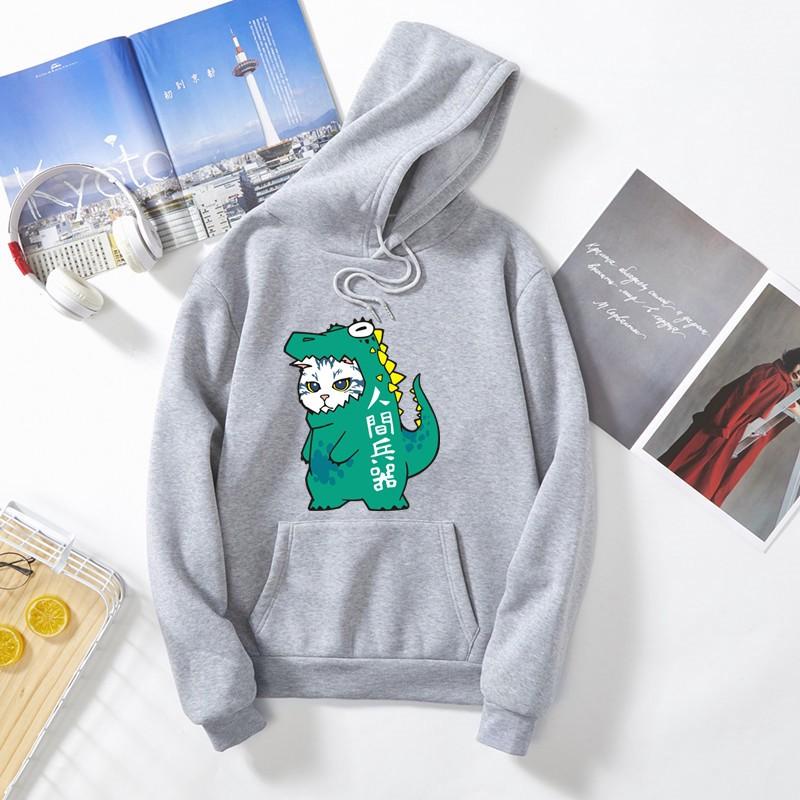 Áo hoodie goyangi Khủng Long oversize