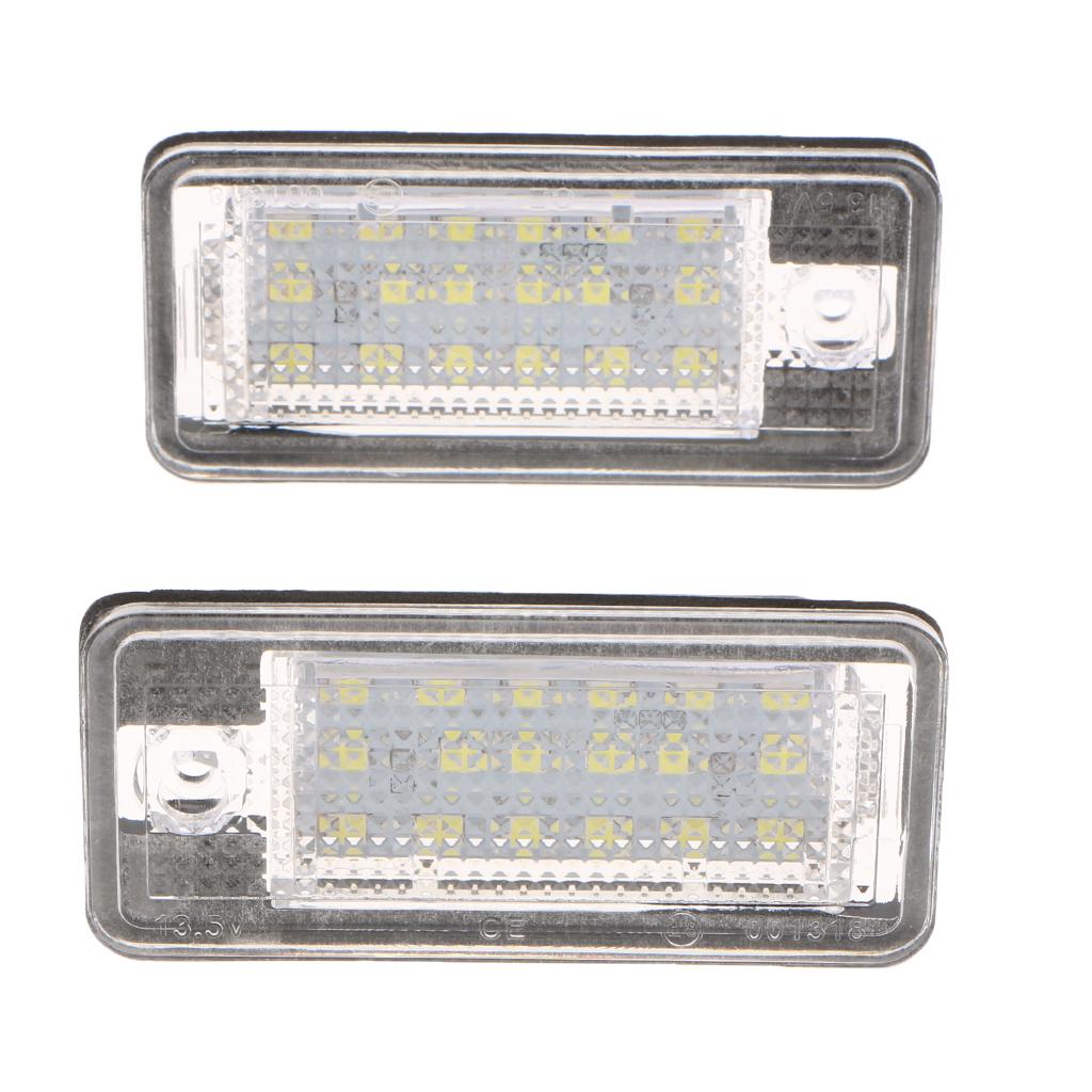 6500K 3.48W 12V License Plate Lights LED for A3 A4 B6 B7 A6 A8 Q7 A5