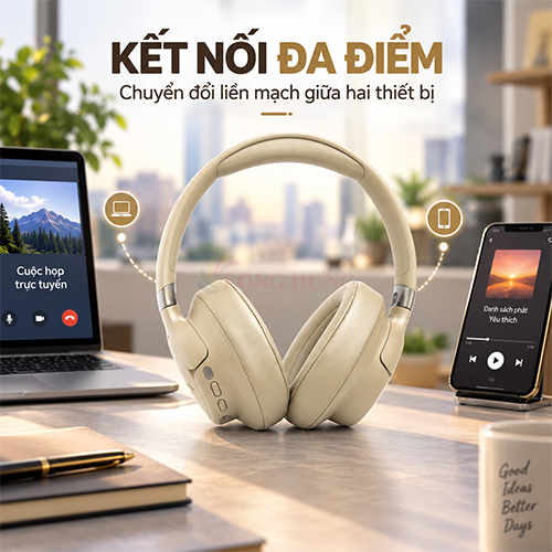 Tai nghe chụp tai Bluetooth JBL Tune 780NC JBLT780NC - Hàng chính hãng