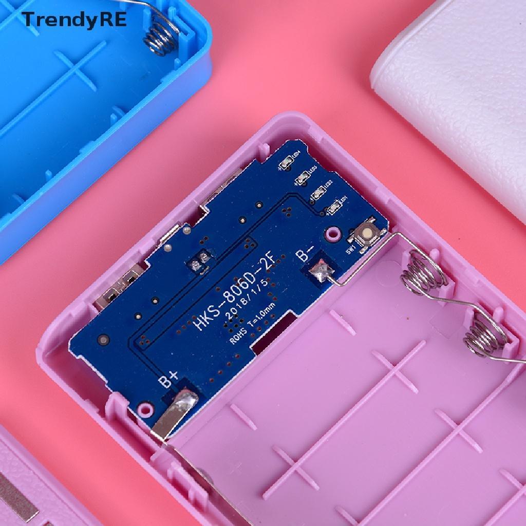 Bộ Hộp Pin Dự Phòng Tự Lắp Ráp Sức Chứa 6 Pin 18650 2000Mah Tiện Dụng