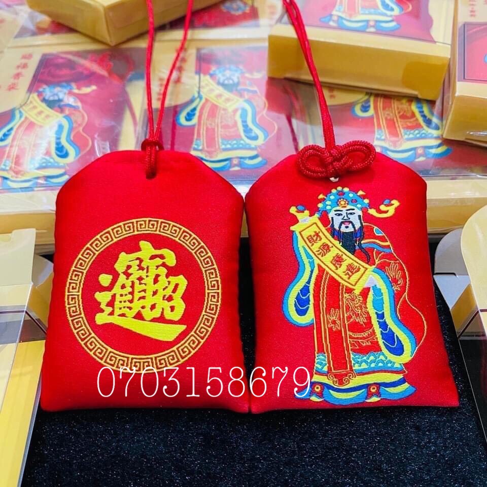 Túi Thần Tài may mắn chiêu tài rước lộc đón may mắn