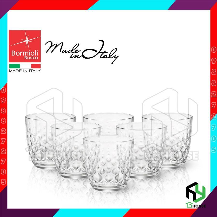 Bộ 6 ly thủy tinh - GLIT - Bormioli Rocco 295ml - Hàng Chính Hãng