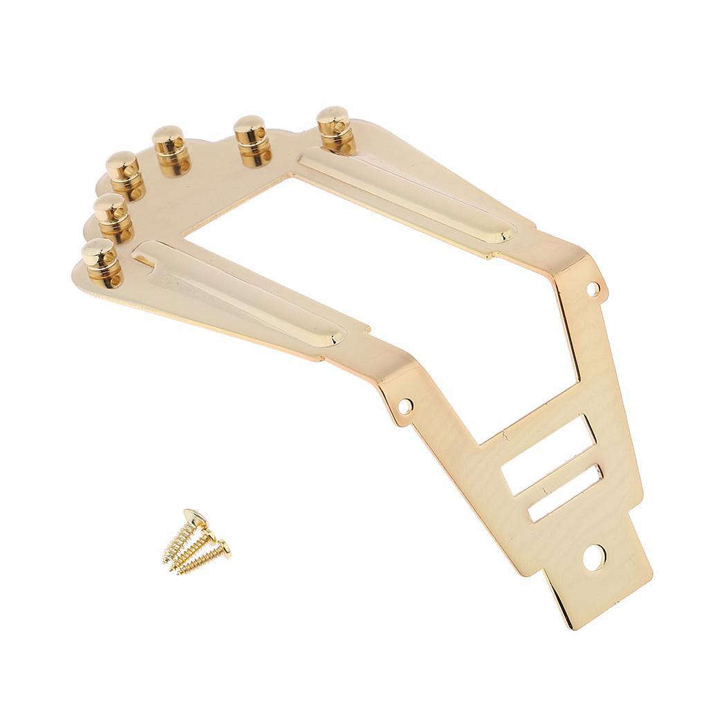 Metal Guitar Tailpiece Bridge for Archtop Jazz Guitar Musical Parts