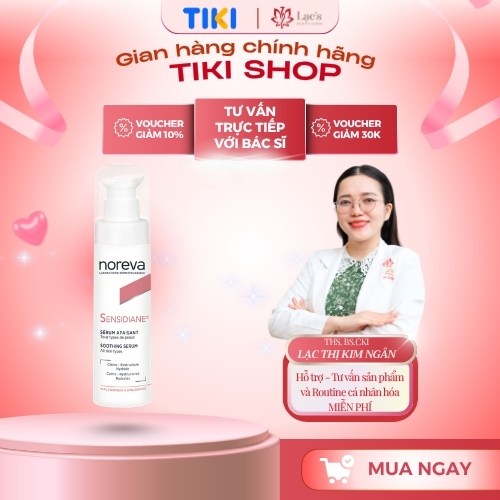 Serum dưỡng da và cấp ẩm Noreva Sensidiane Soothing Serum 30ML
