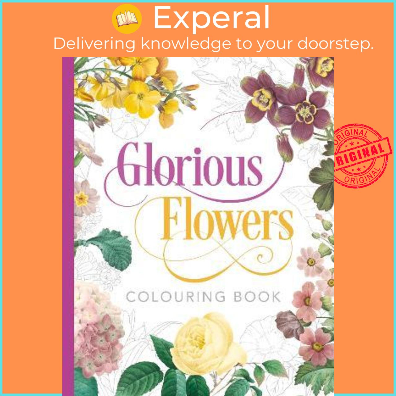 Sách - Glorious Flowers Colouring Book by Peter Gray