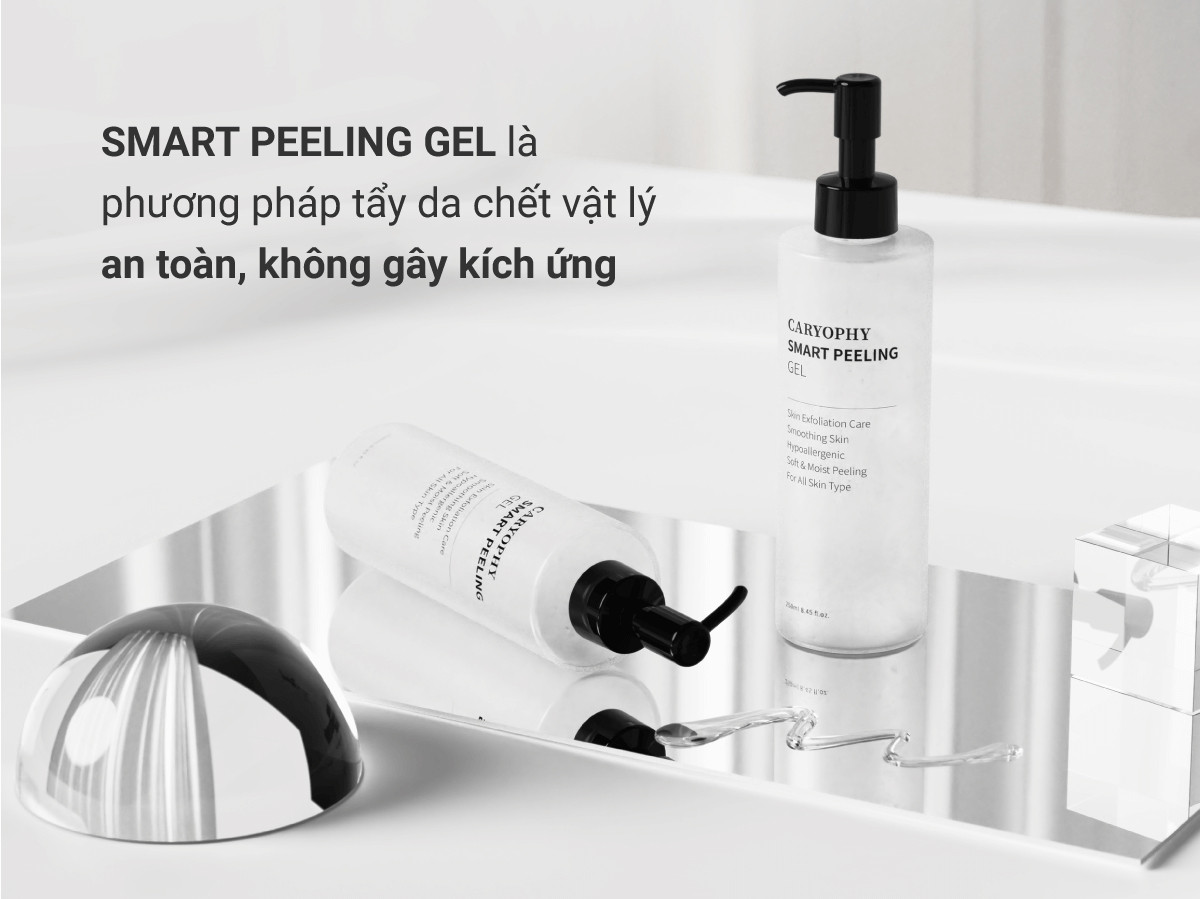 Gel tẩy tế bào chết thông minh ngăn ngừa mụn Caryophy Smart Peeling Gel 250ml