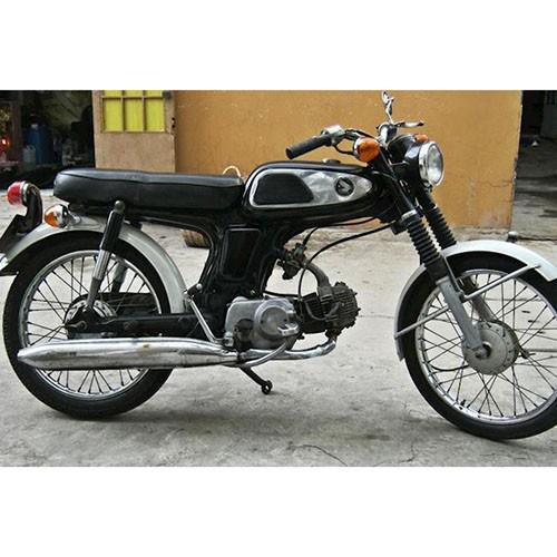 Yên xe độ gắn xe máy 67 màu đen
