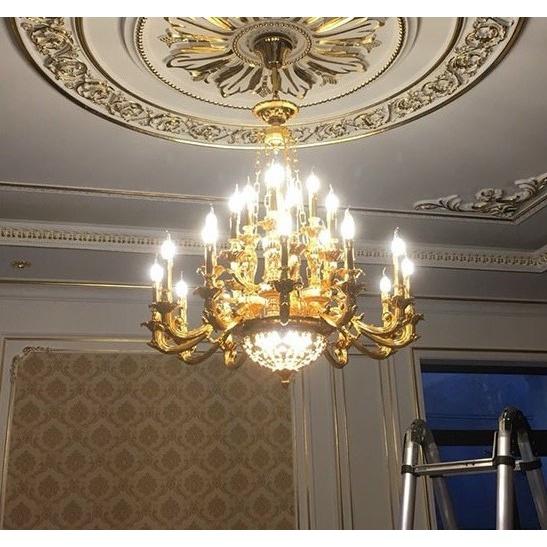 Đèn chùm phong cách sang trọng, đẳng cấp trâng trí nội thất hiện đại - kèm bóng LED chuyên dụng.