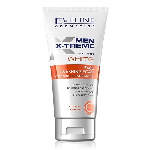 [ Tặng tẩy da chết sáng da ] Sữa rửa mặt nam Eveline Men X-treme trắng da 150ML