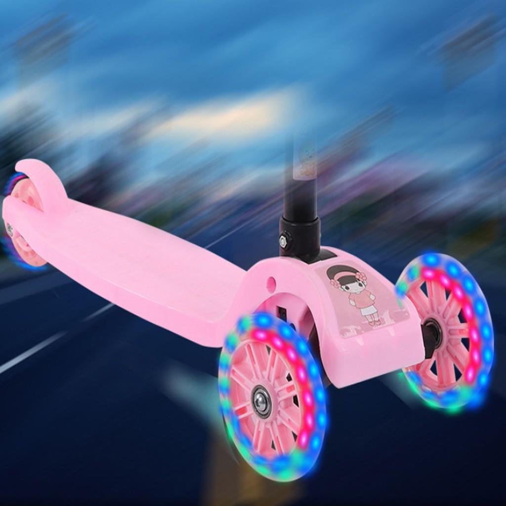Xe trượt scooter 3 bánh phát sáng có thể gấp gọn