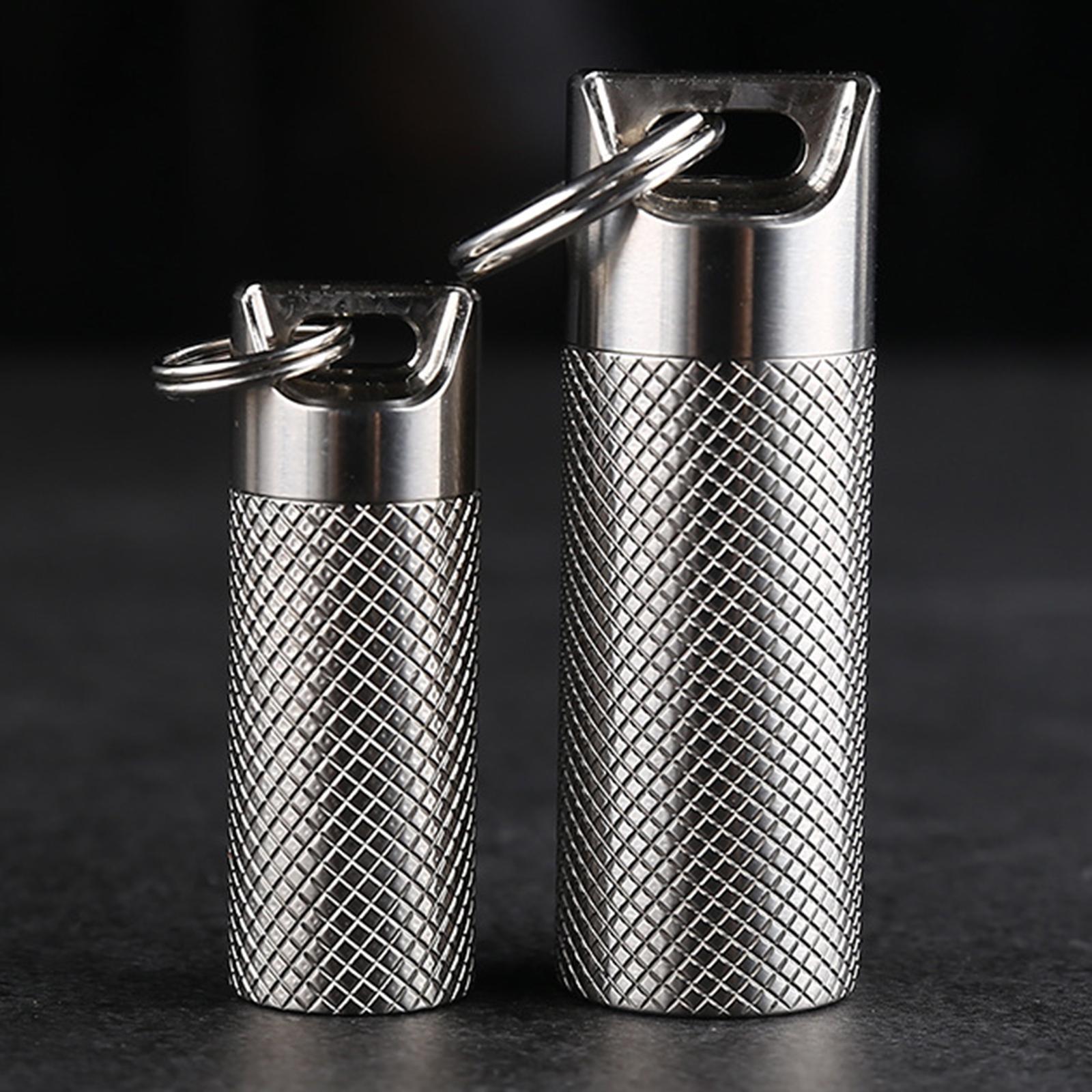 Waterproof Medication Pill Box Pill Fob Bottle Case Capsule Bottle for Hiking Camping