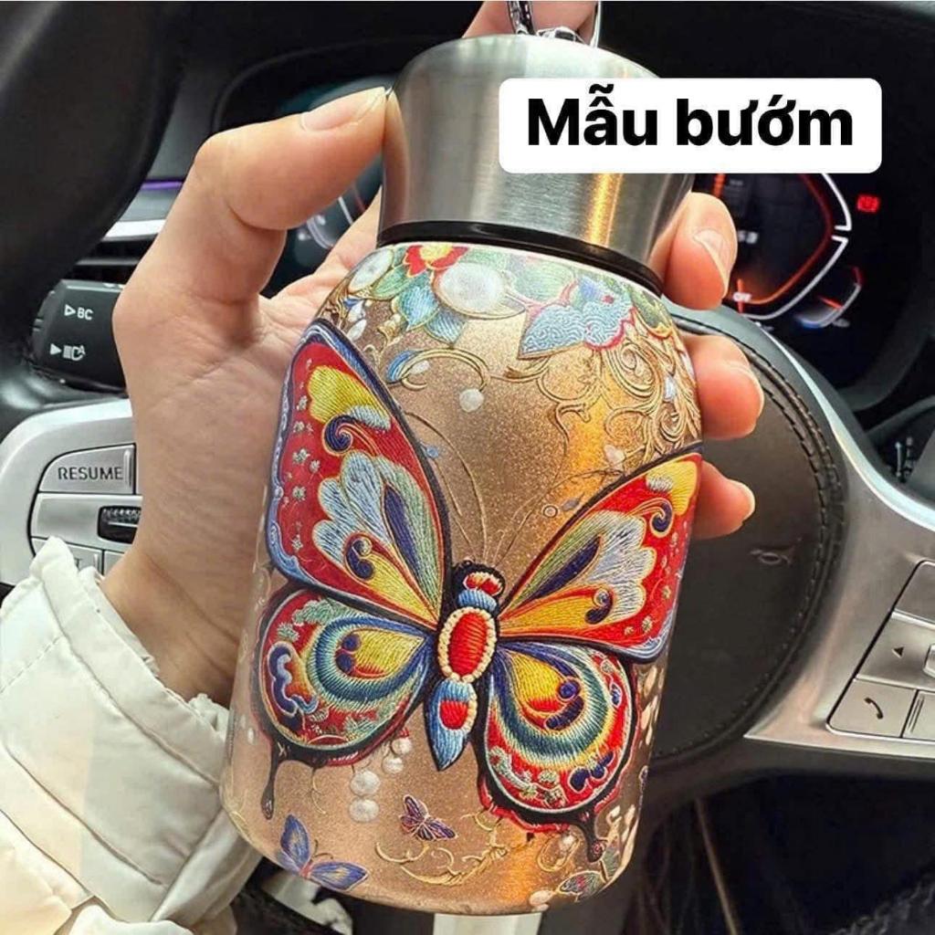 Bình giữ nhiệt mini con công, Labubu bằng inox 300ml . Giữ nhiệt cà phê ,trà đi học đi làm