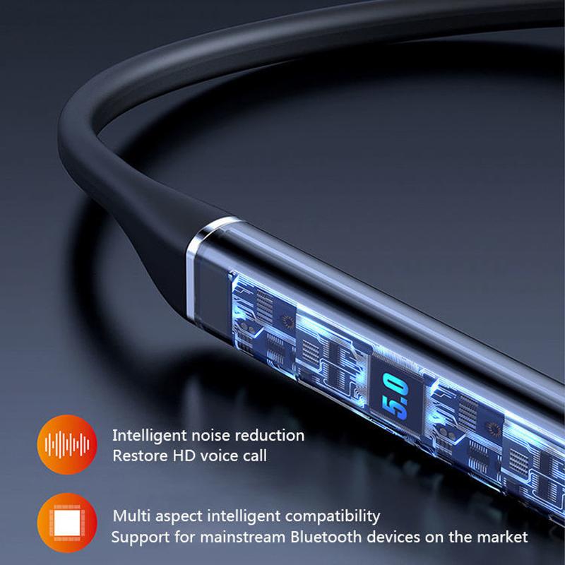 TWS 100 Giờ Tai Nghe Không Dây Bluetooth Từ Tính Cổ Tai Nghe IPX5 Chống Nước Thể Thao Tai Nghe Loại Bỏ Tiếng Ồn Micophone