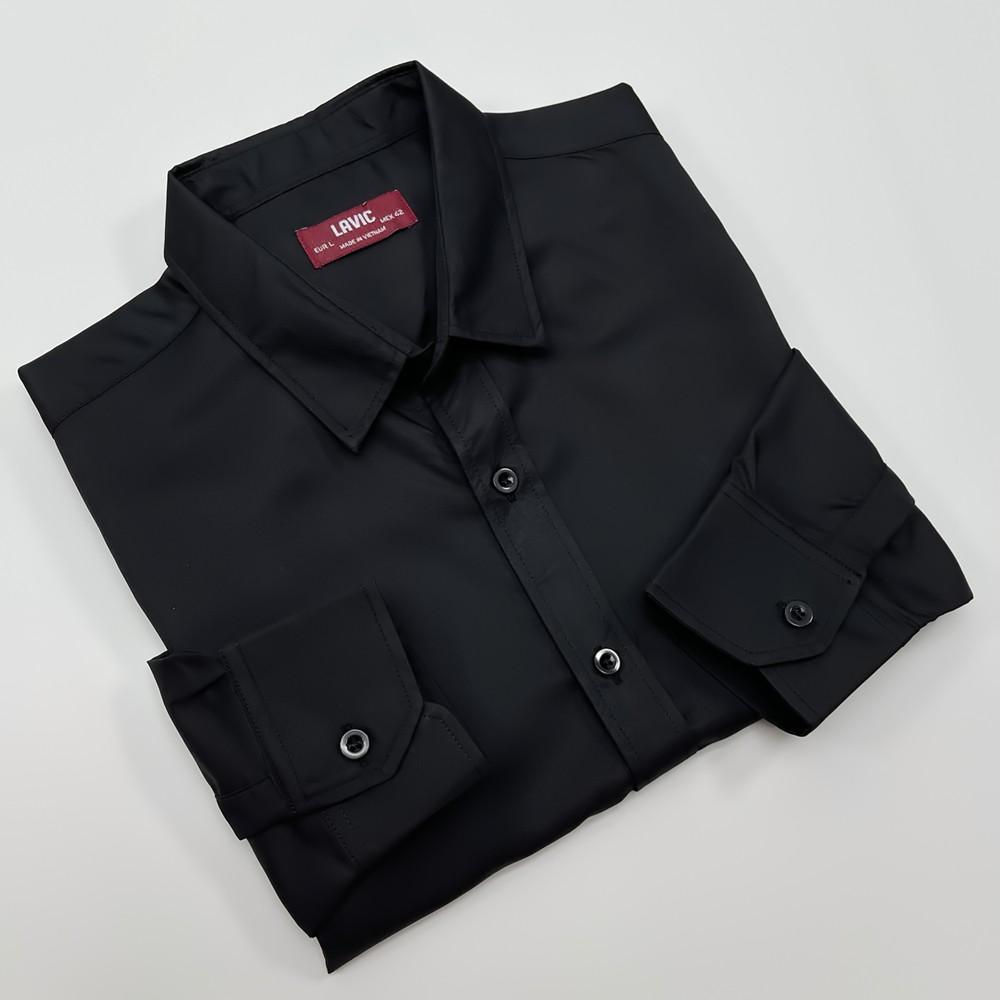 BIG SIZE Áo sơ mi nam chất vải lụa thoáng mát LV523