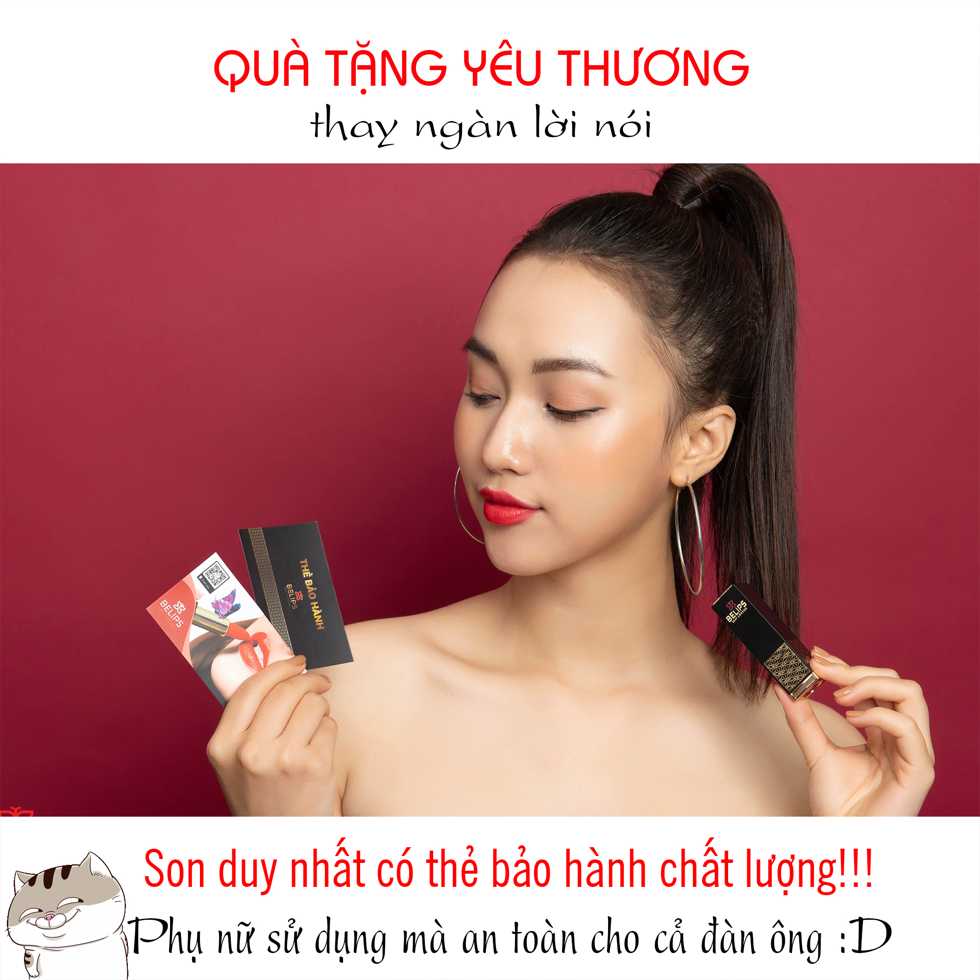 Set son Belips 5 thỏi - Bộ quà tặng yêu thương