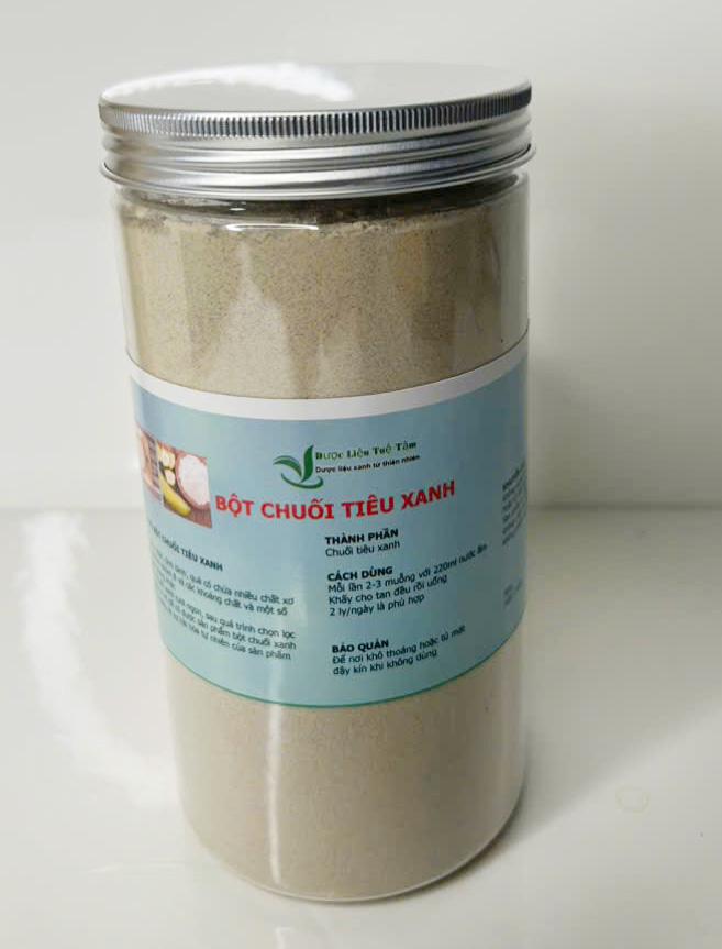 Bột chuối tiêu xanh (Bột chuối tiêu) - Sản phẩm tự nhiên