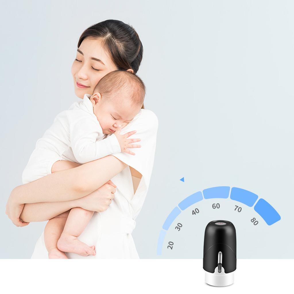 Water Pump Quiet Electric Automatic Dispenser Switch USB Charging Black