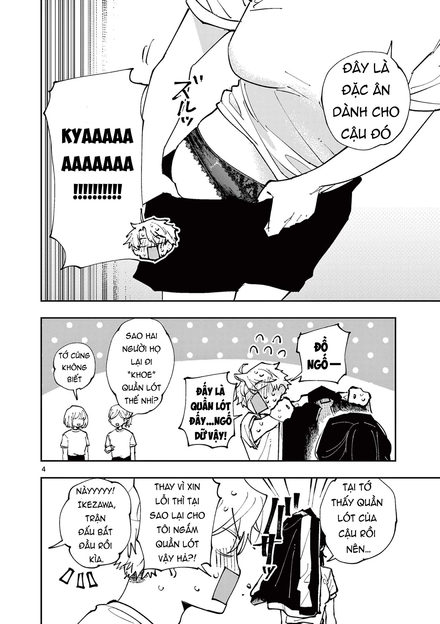 cậu bạn bàn bên cứ nhìn tôi bằng ánh mắt đó - tonari no seki no yatsu ga souiu me de mitekuru chapter 4 4