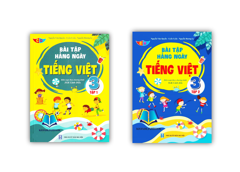 Sách - Combo Bài Tập Hằng Ngày Tiếng Việt 3 - Tập 1 + 2 - Cánh Diều