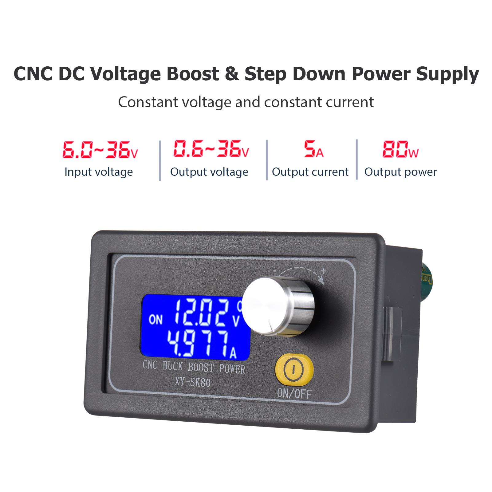 Adjustable Automatic Boost and Step Down Module Constant Voltage Current DC CNC Control Power Supply Module