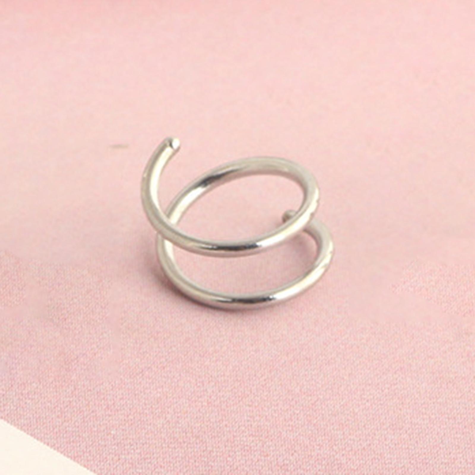 10 Count 6mm Nose Rings Spiral Nose Hoop  Birthday