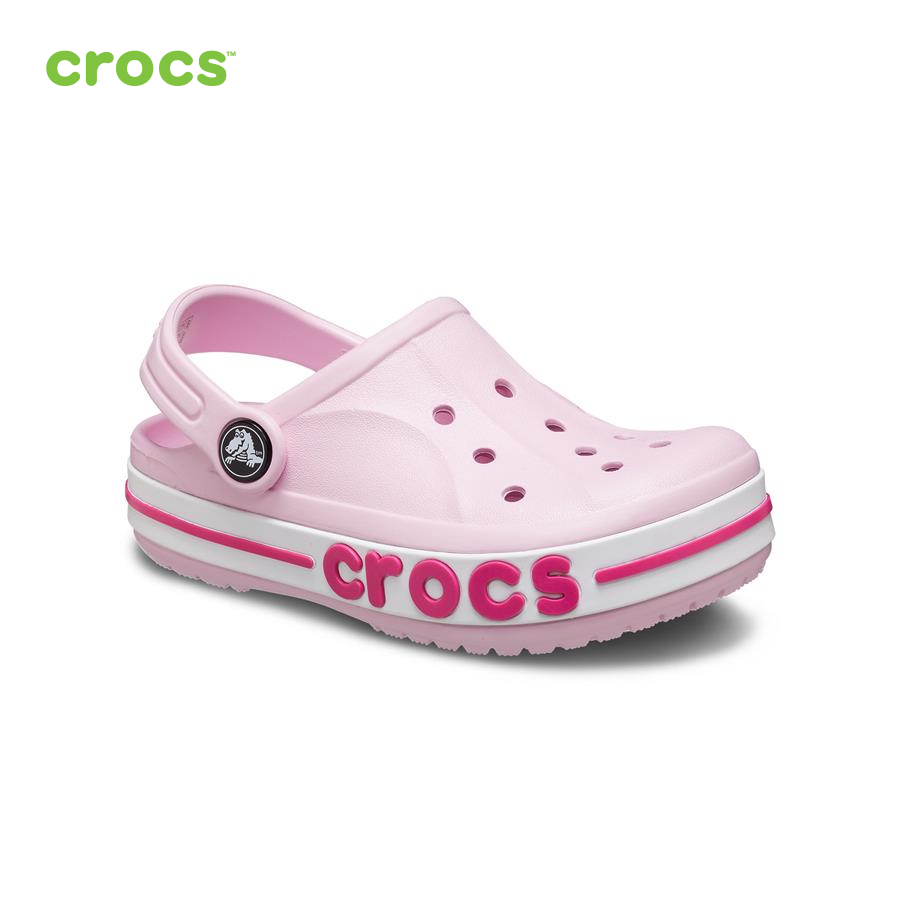 Giày lười trẻ em Crocs Bayaband Clog Kid BPk/CPk - 207019-6TG